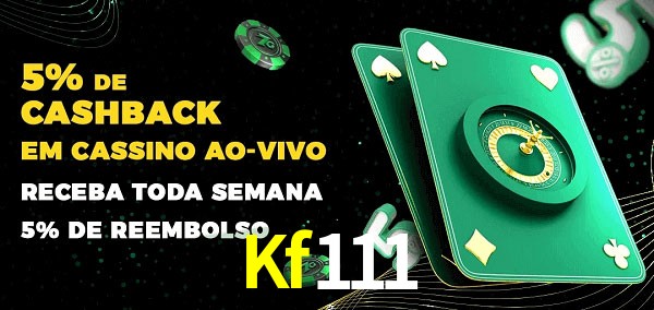 Promoções do cassino ao Vivo Kf111